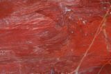 7.7" Polished, Red (Chestnut) Jasper Slab - Madagascar - #129883-1